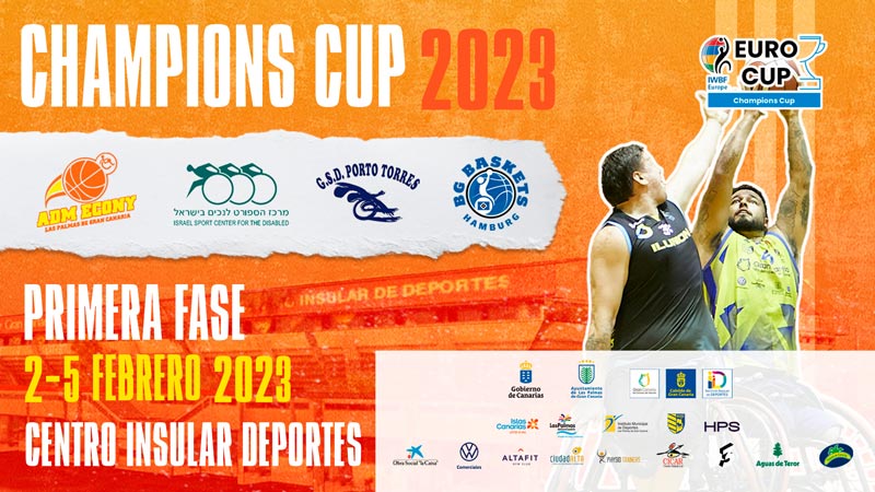 Gran Canaria, sede en la Champions Cup IWBF Europe 2023